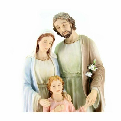 Statua Sacra Famiglia in resina 32 cm
