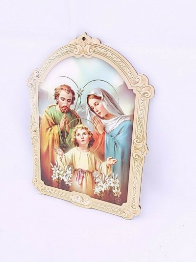Quadretto Sacra Famiglia 16x23 cm