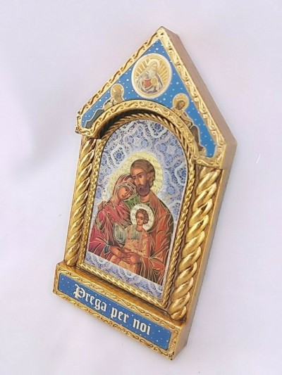 QUADRETTO CAPPELLA IN ORO FOGLIA