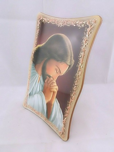 Quadretto Gesu' Padre Nostro 15x23 cm