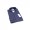CAMICIA CLERGY POL. 65% COT. 35% MAN. LUNG. BLU TG. 40