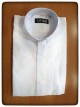CAMICIA TINTA UNITA MISTO COTONE MAN. LUNG. BIANCA TG. 42