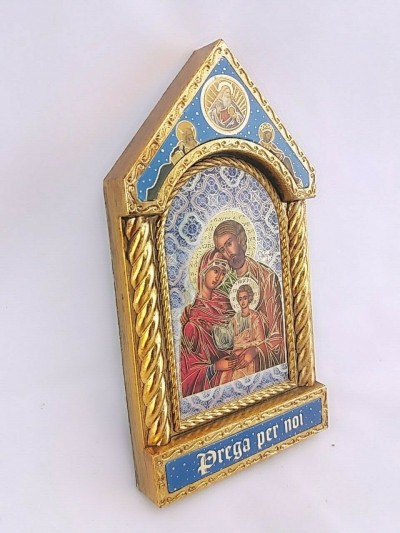 QUADRETTO CAPPELLA IN ORO FOGLIA