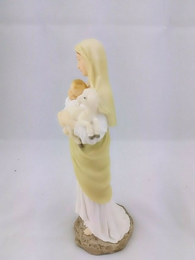 MADONNA CON PECORA E BAMBINO