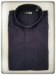 CAMICIA TINTA UNITA COTONE BLU TG. 45